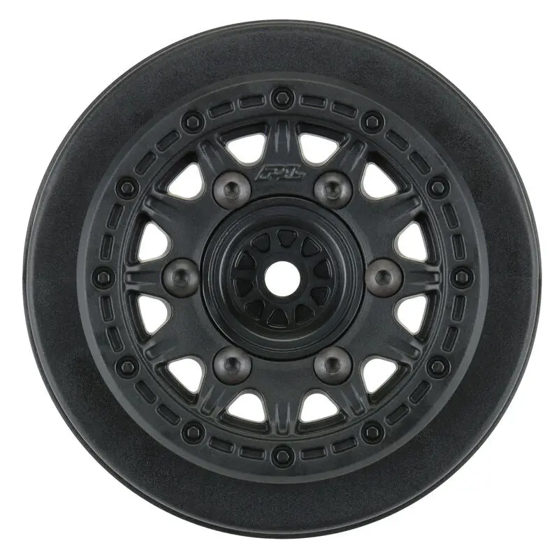 1/10 Raid Front/Rear 2.2"/3.0" 12Mm Short Course Wheels (2) Black 1