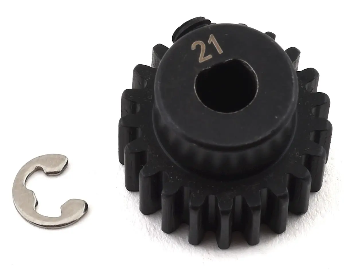 Safe-D5 Steel Mod 0.8 Pinion Gear (21T) 1