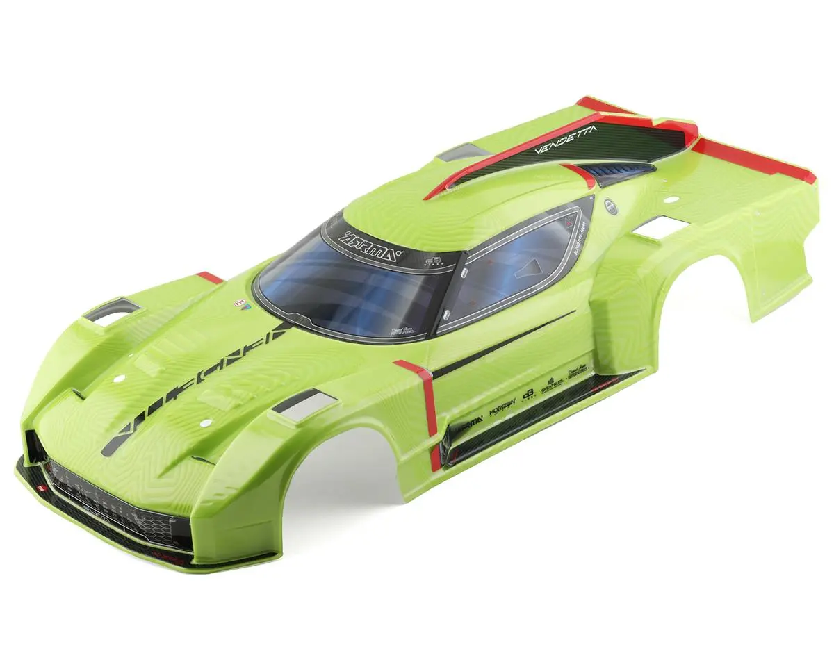 Arrma Vendetta 4X4 3S Blx Pre-Painted Body Set (Green) 1