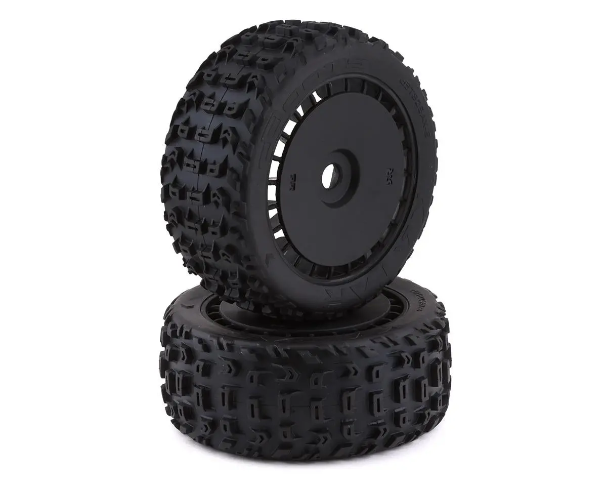 Arrma Dboots Katar T Belted Pre-Mounted Tires W/17Mm Hex (Black) (2) 1