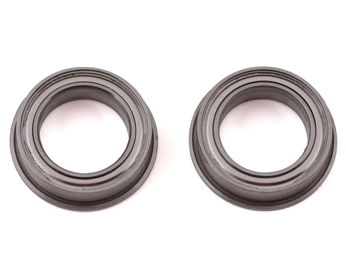 Flange Ball Bearing, 10X15x4mm (2) 1