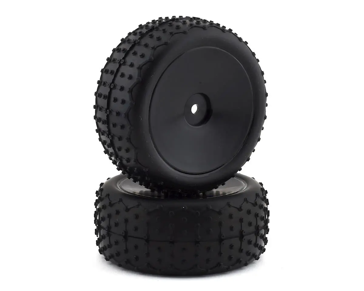 Team Associated Reflex 14B/14T Rear Wide Pre-Mounted Mini Pin Tire (2) 1