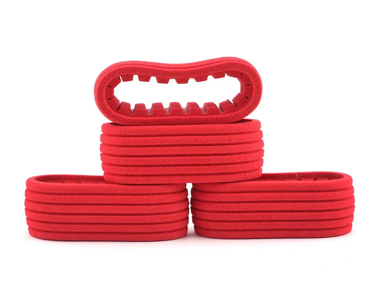 De Racing Short Course 2.2/3.0 Closed Cell Inserts (Red) (4) 1