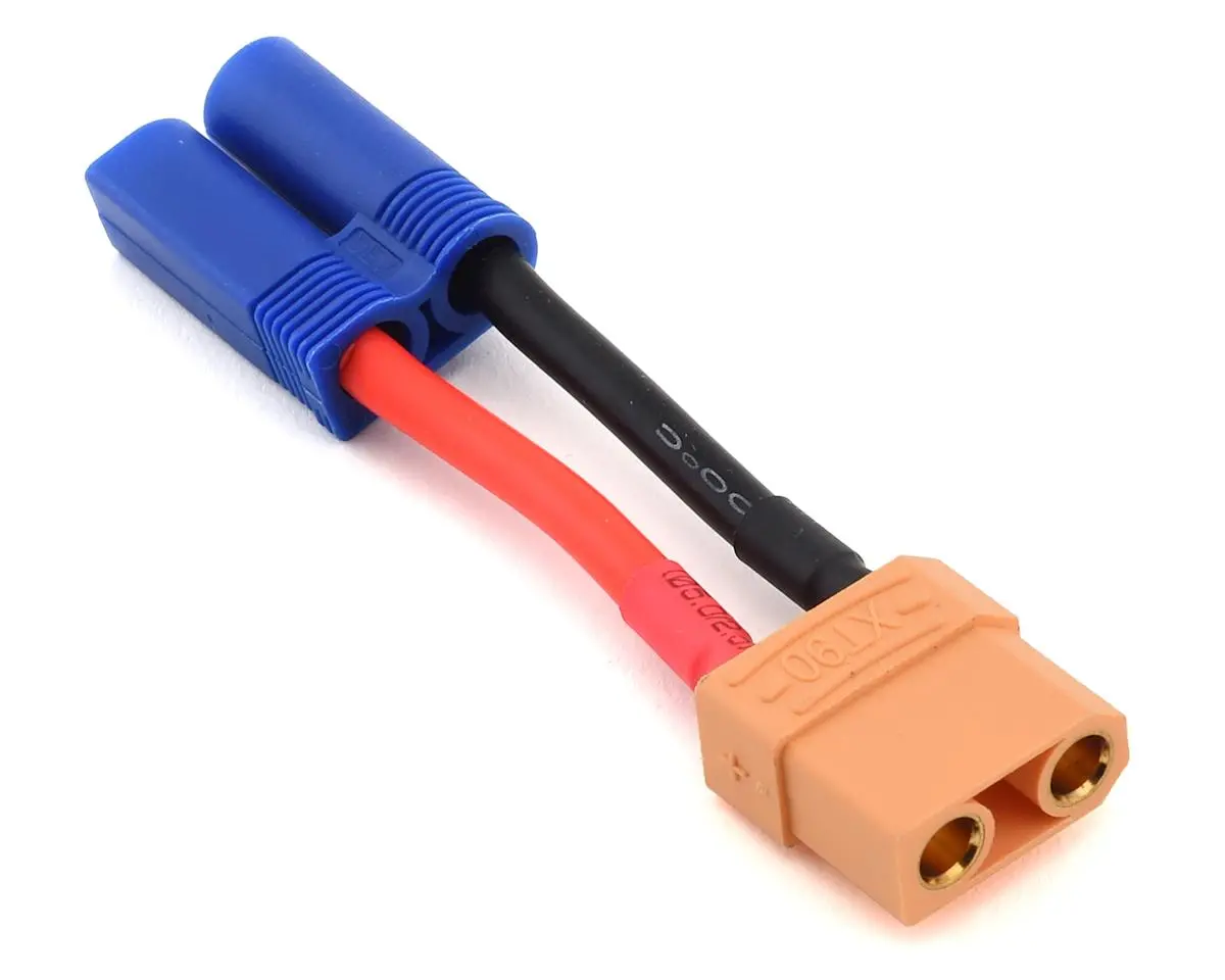 Xt90 To Ec5 Connector Adapter (Xt90 Female To Ec5 Male) 1