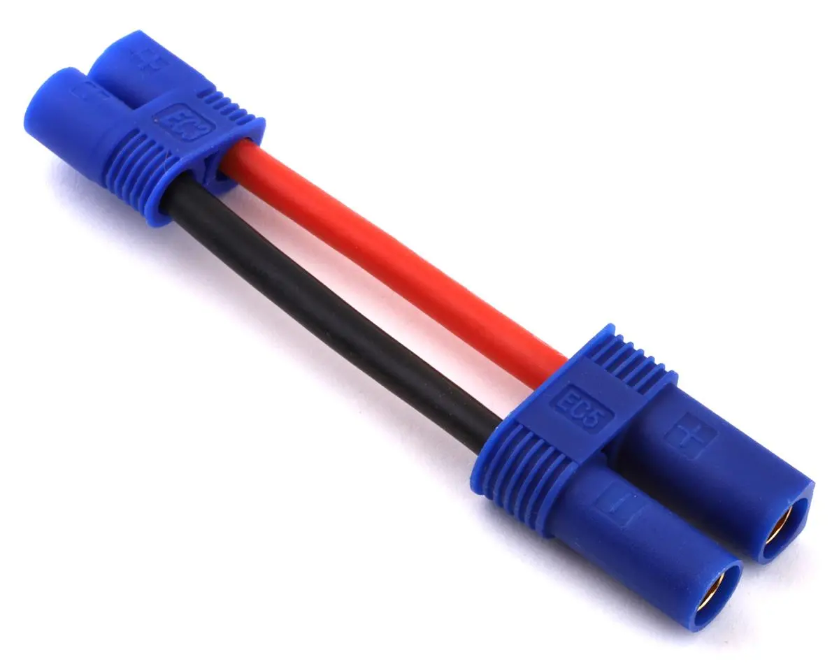 E-Flite 1.5" Ec5 Battery To Ec3 Device Adapter (12Awg) 1