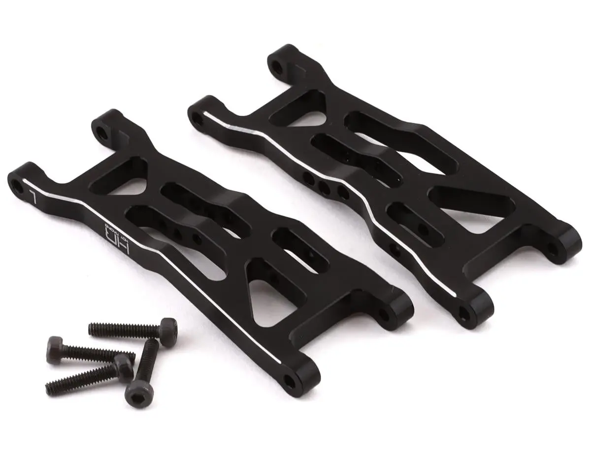 Mini-T 2.0/Mini-B Aluminum Front Arm Set (Black) (2) 1