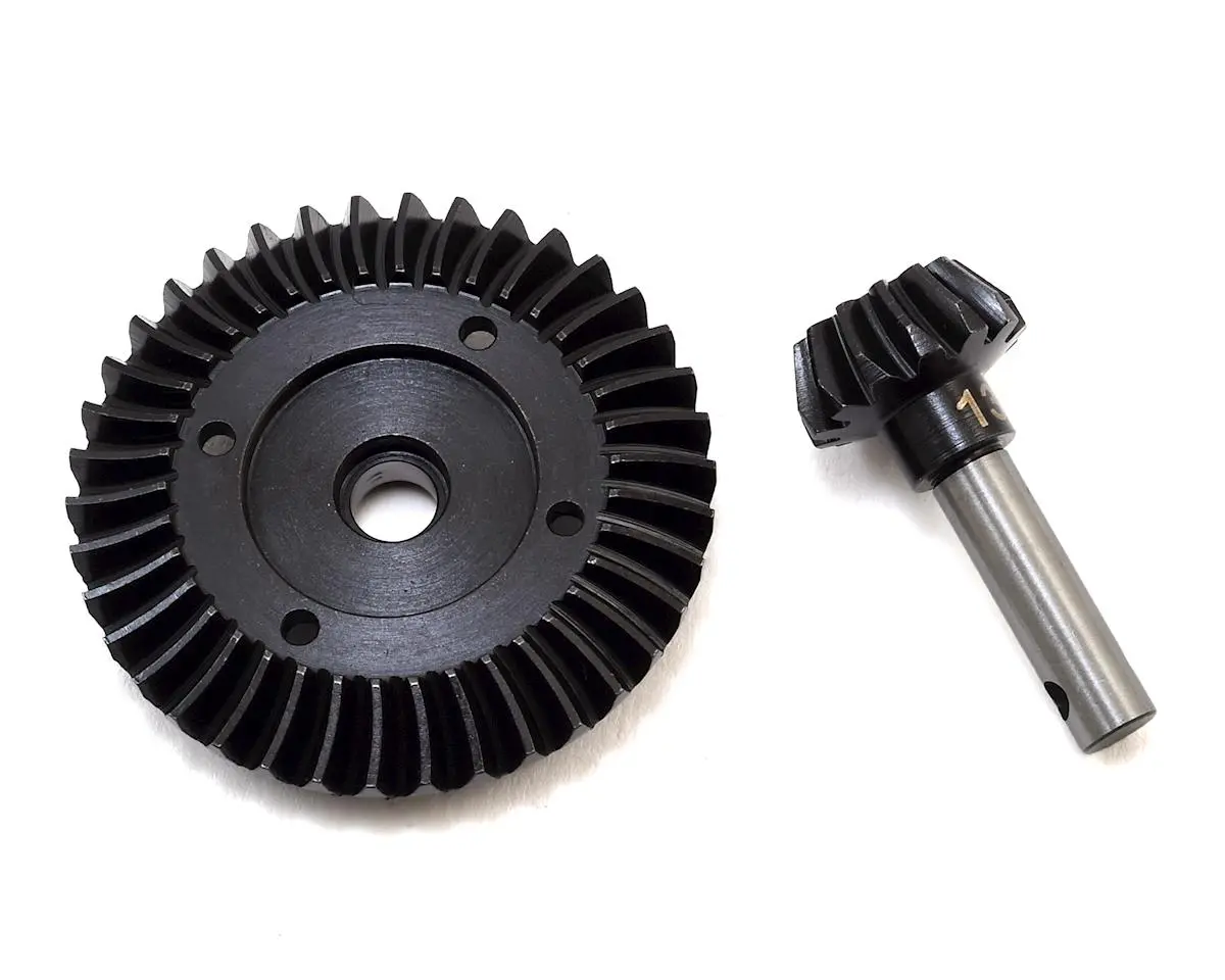 Hot Racing Steel Helical Diff Ring Pinion Gear Set (38T 13T) 1