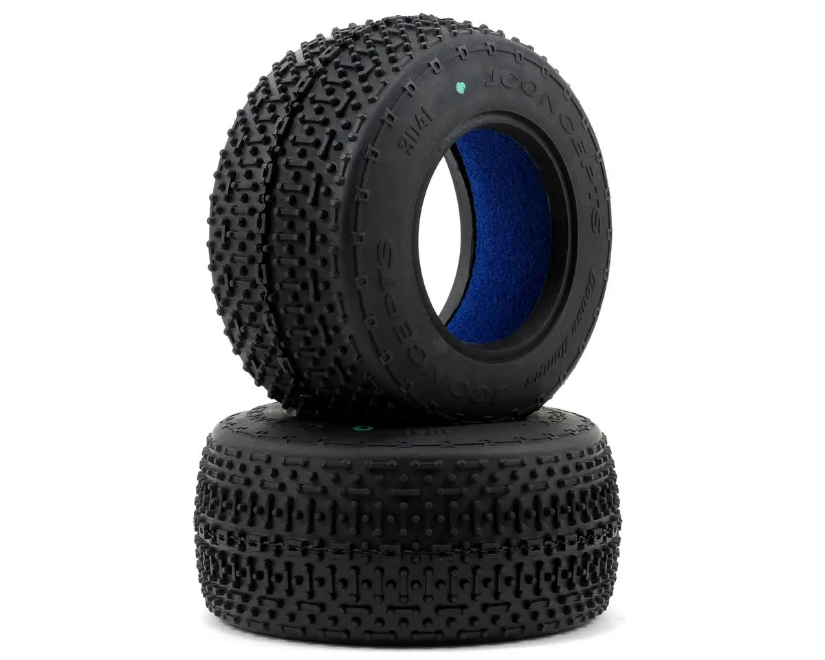 Goose Bumps Short Course Tires (2) (Green) 1