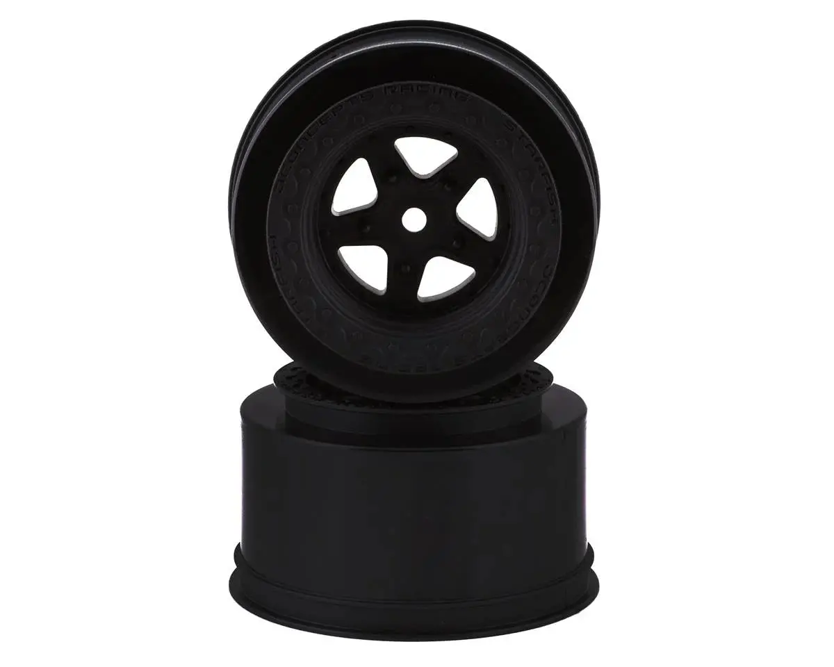 Starfish Mambo Street Eliminator Rear Drag Racing Wheels (Black) (2) W/12Mm Hex 1