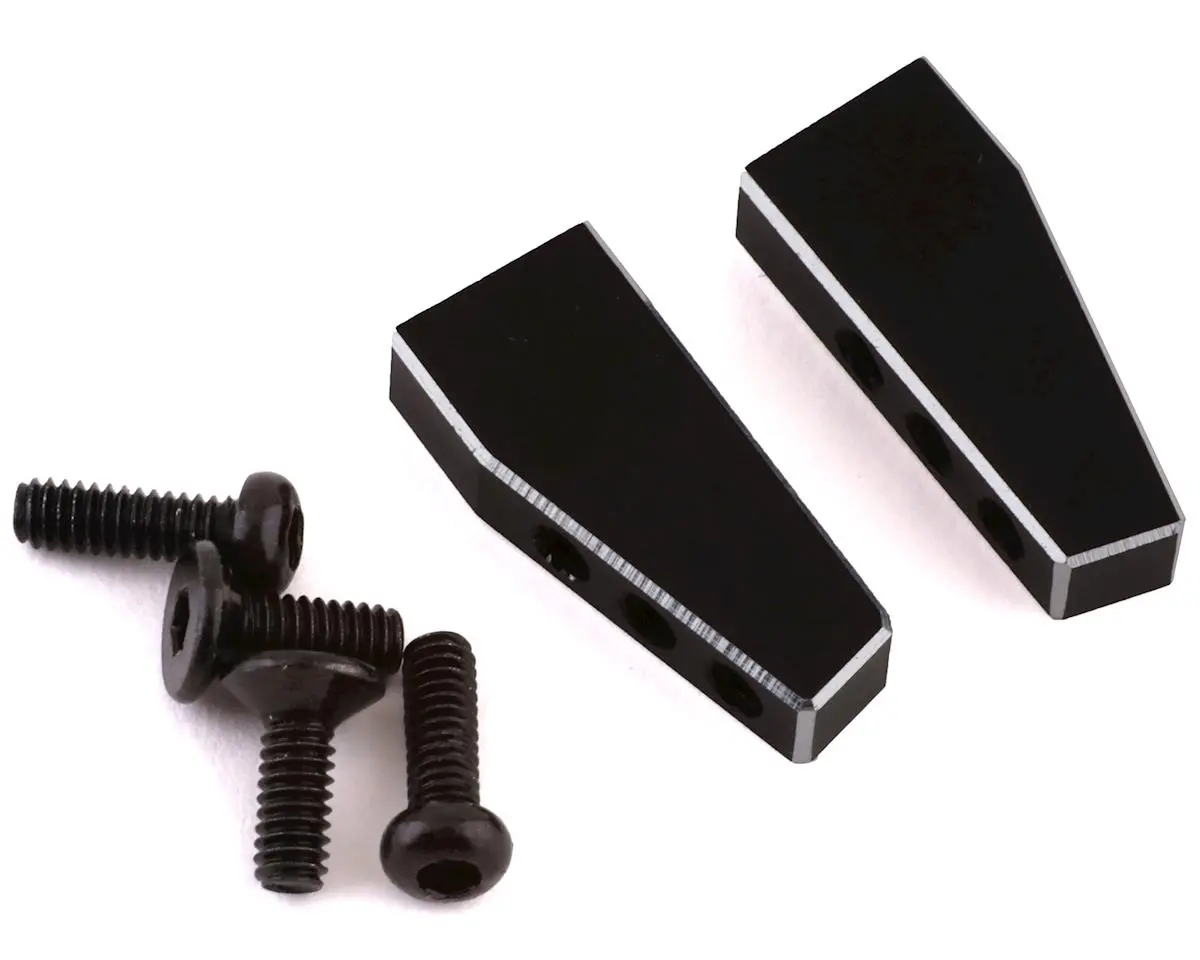 Mini-T 2.0 Aluminum Servo Mount Set (Black) 1