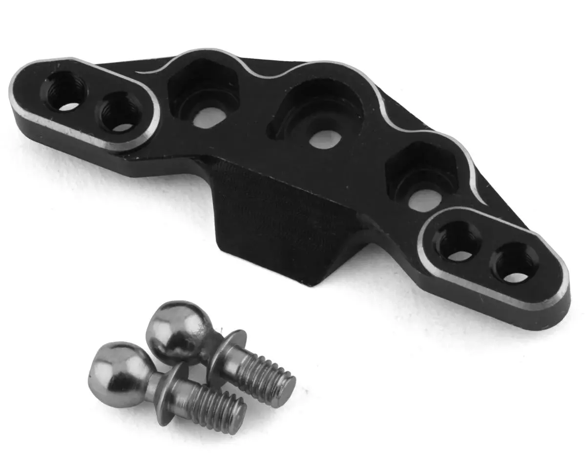 Mini-T 2.0 Aluminum Front Camber Block (Black) 1
