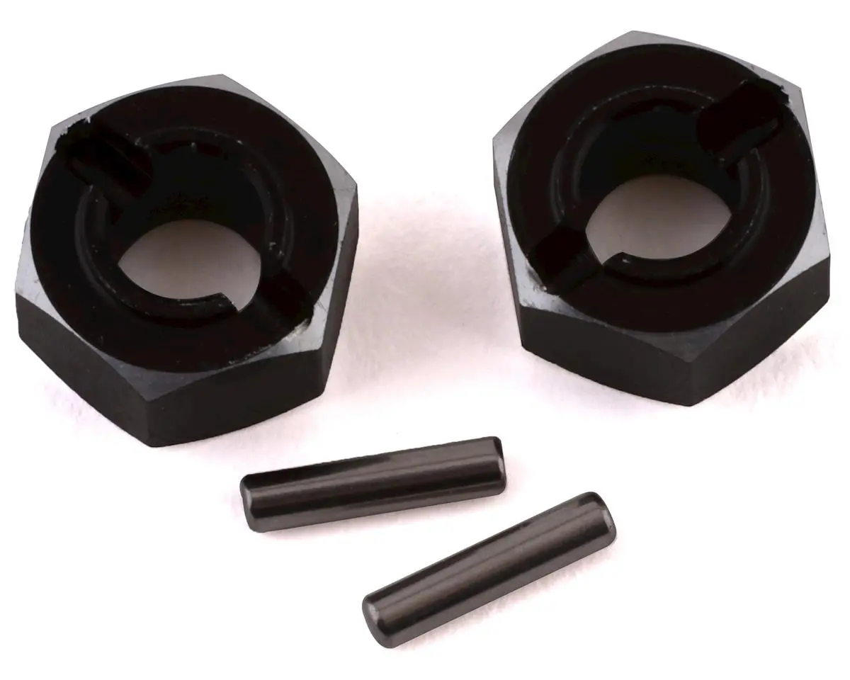 Mini-T 2.0 Aluminum Rear Hex Set (Black) 1