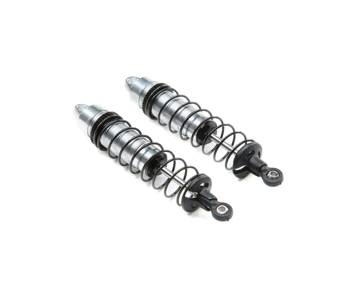 Losi Mini-T 2.0 Aluminum Rear Shock Assembly (Silver) (2) 1
