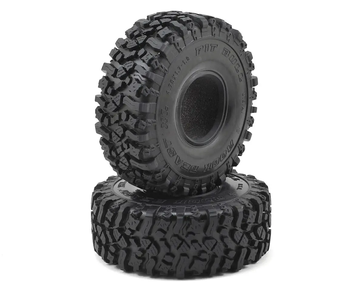Pit Bull Tires 1.9" Rock Beast Xl Scale Rock Crawler Tires W/Foams (2) (Alien) 1