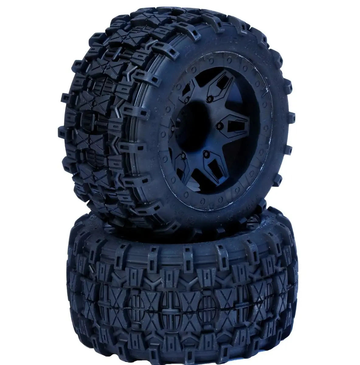 Raptor 2.8 Belted 1/10 Stadium Truck Tires 0 Offset For Traxxas Front 2Wd 1