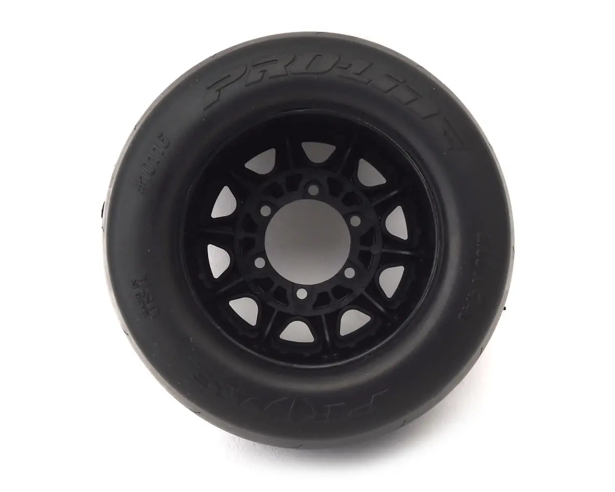 Prime 2.8" Pre-Mounted W/Raid Rear Wheels (2) (Black) (M2) W/Removable 12Mm Hex 2