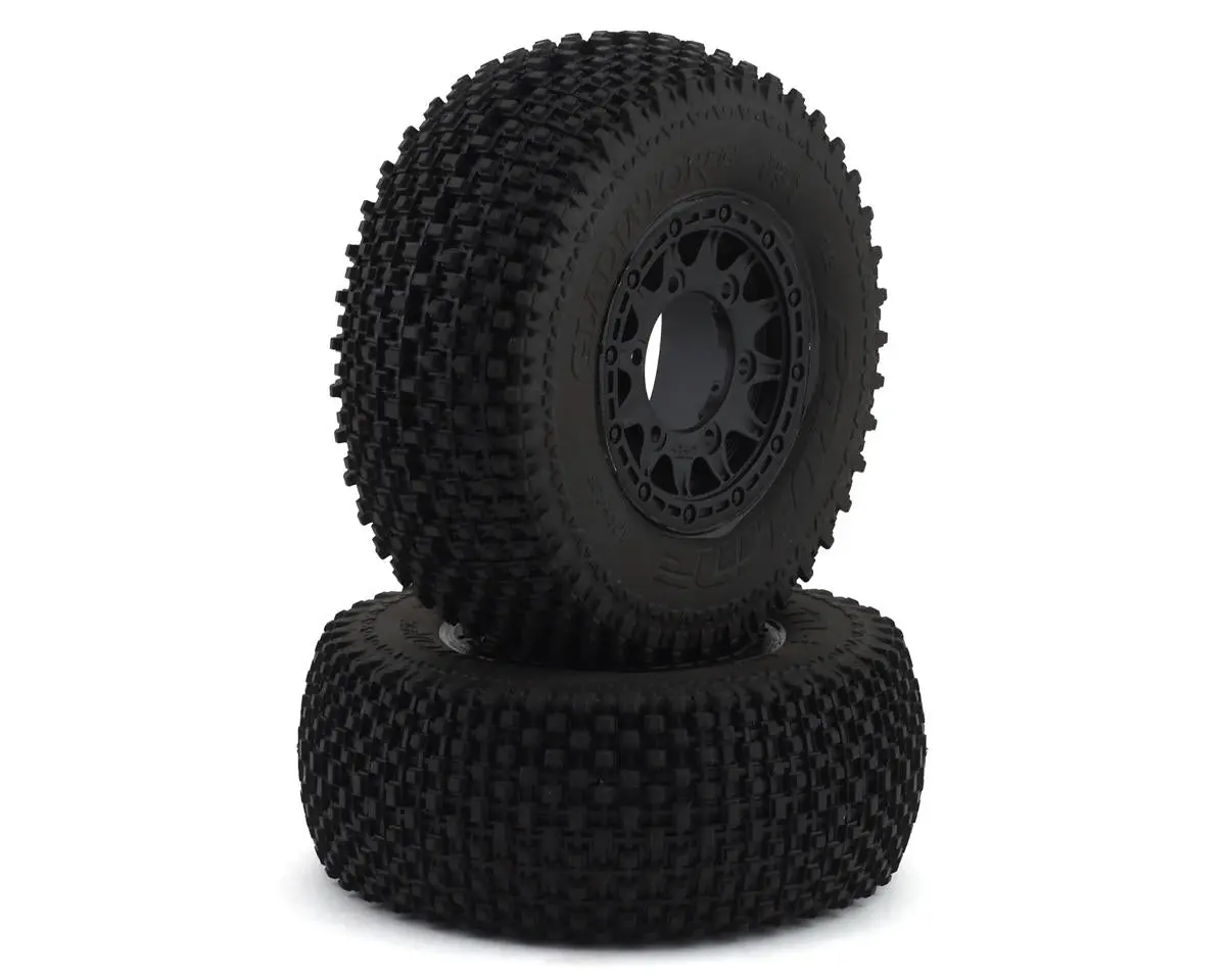 Gladiator Sc Tires W/Raid Wheels (Black) (2) (Slash Rear) (M3) W/12Mm Hex 1