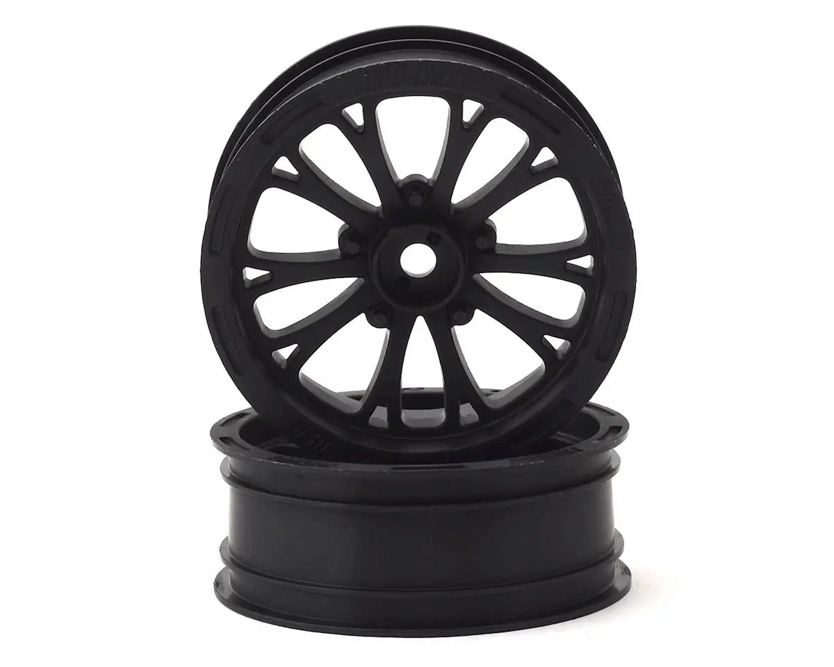 Pro-Line Pomona Drag Spec 2.2" Front Drag Racing Wheels (2) W/12Mm Hex (Black) 1
