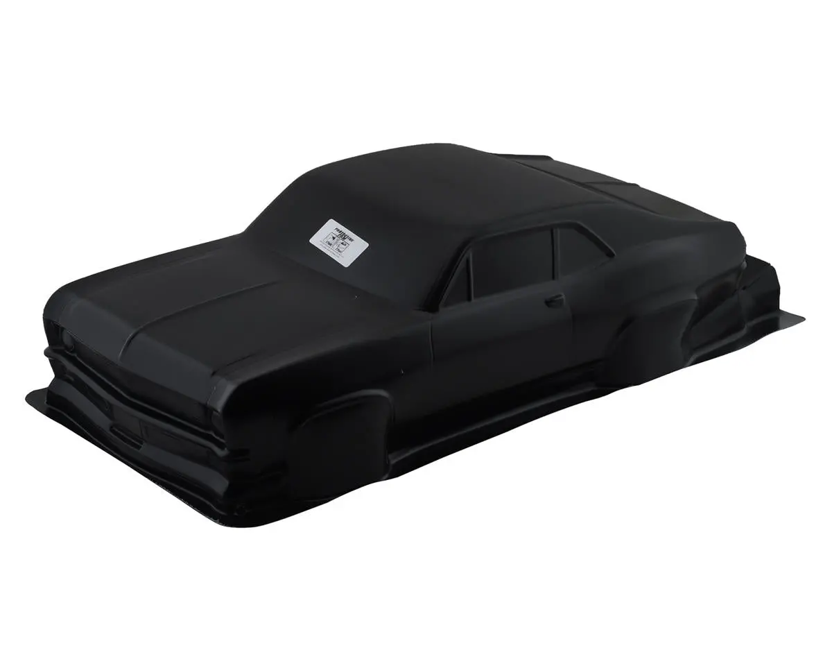 1969 Nova Short Course No Prep Drag Racing Body (Black) (Tough-Color) 1