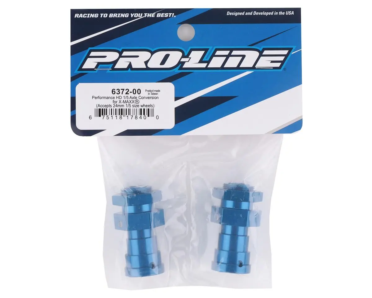 X-Maxx Hd Performance 24Mm 1/5 Axle Conversion (Blue) (2) 2
