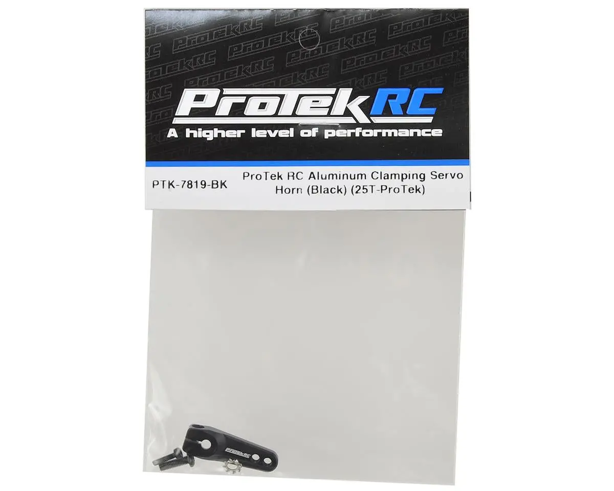 Protek Rc Aluminum Clamping Servo Horn (Black) (25T-Protek) 2