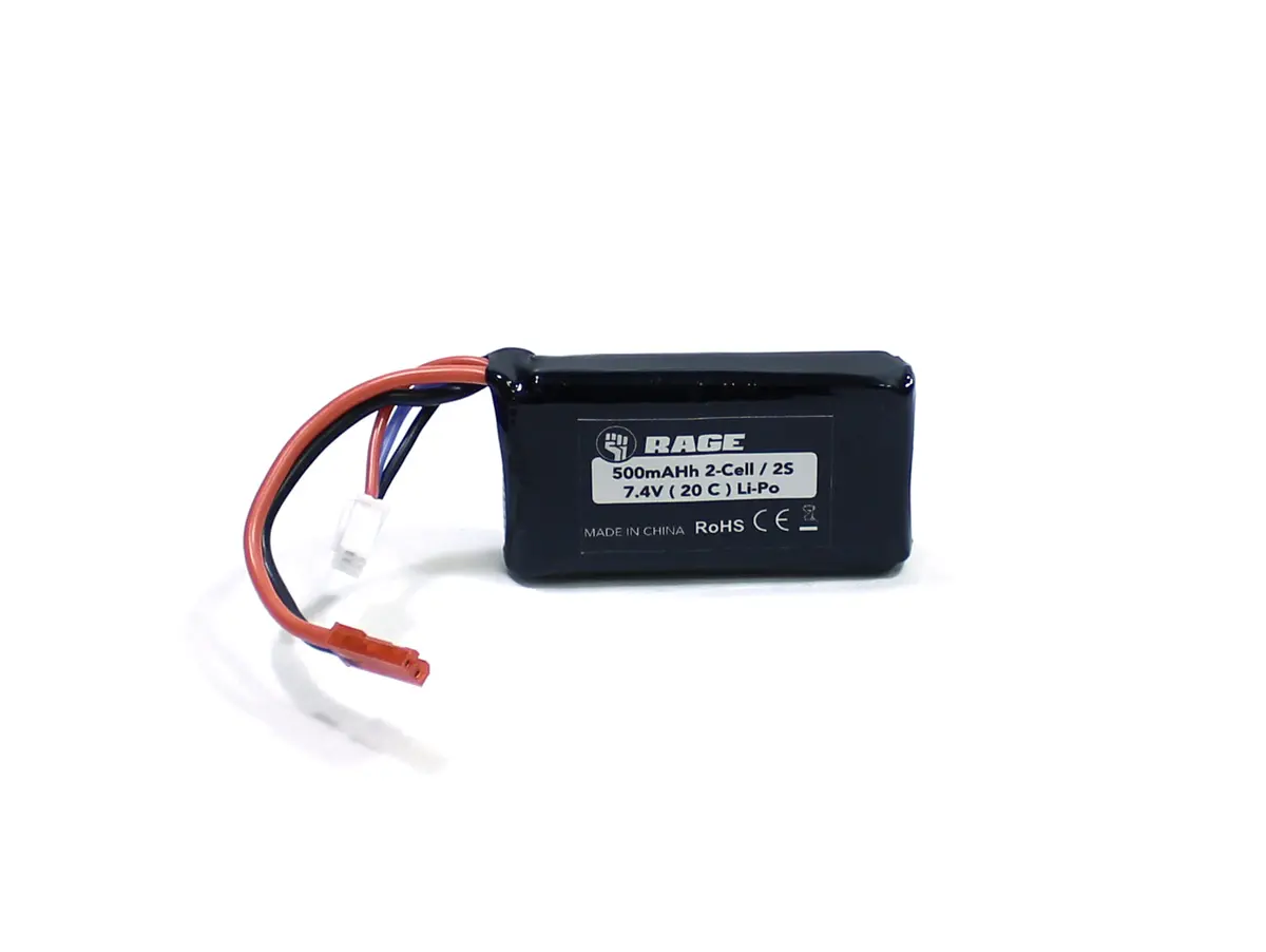 7.4V 2S 500Mah 20C Lipo Battery With Jst Connector: Super Cub 750, Super Cub 750 Bl 1