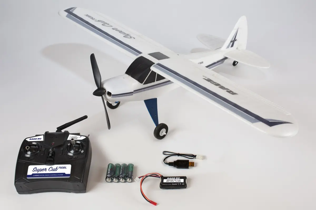 Super Cub 750 Brushless Rtf 4-Channel Aircraft With Pass (Pilot Assist Stability Software) System 1