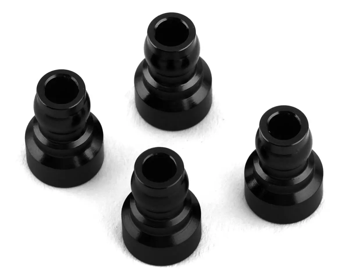 Dr10 Aluminum Upper Shock Mount Bushing (4) (Black) 1
