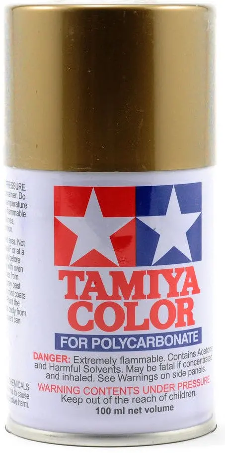 Tamiya Ps-13 Gold Lexan Spray Paint (100Ml) 1