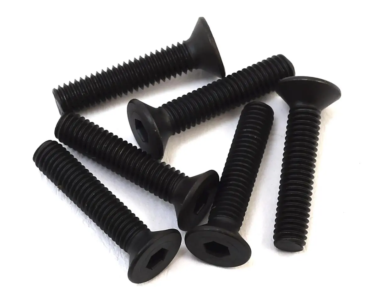 3X15mm Flat Head Machine Screw (6) 1