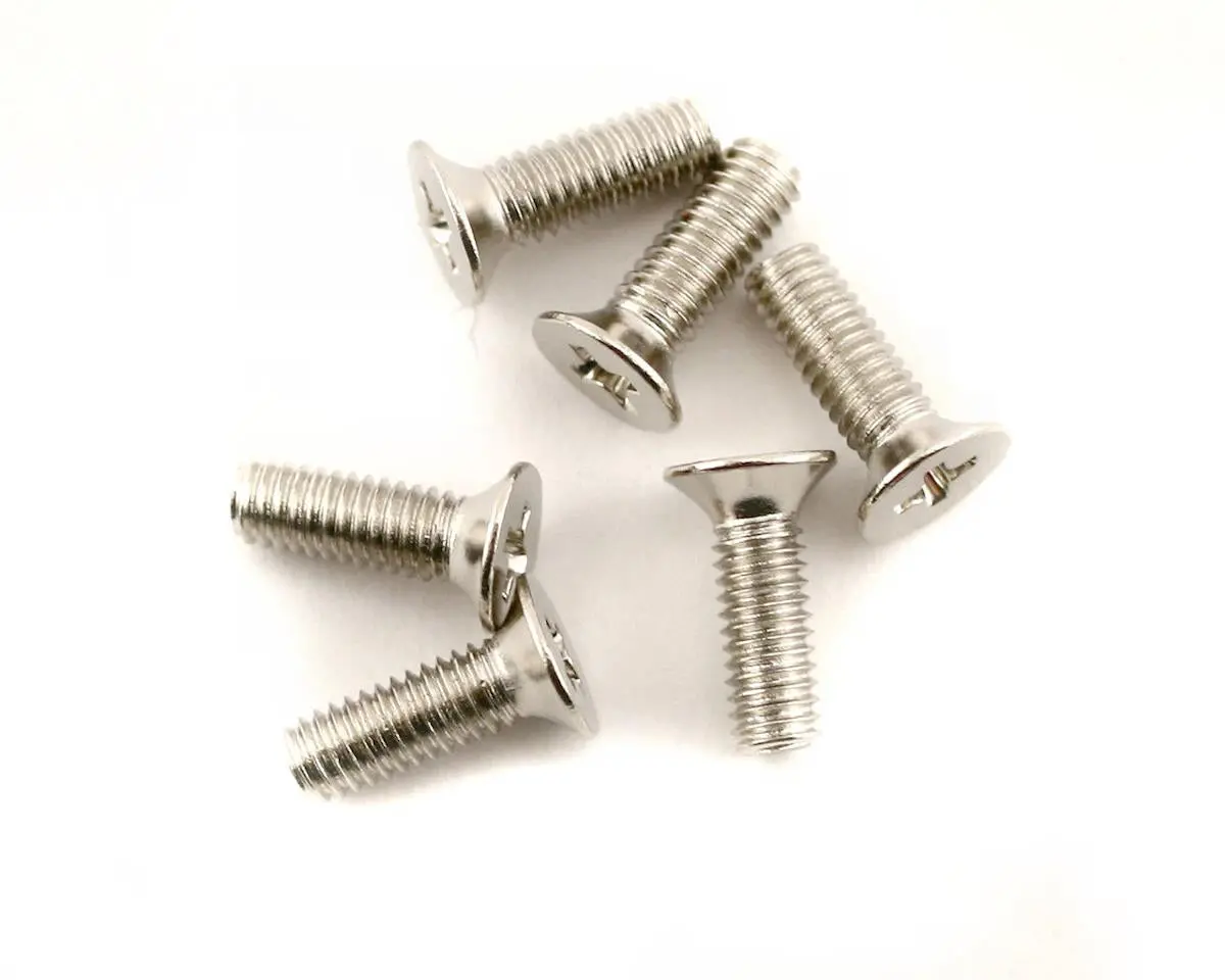 Screws, 2.6X8mm Countersunk Machine (6) 1