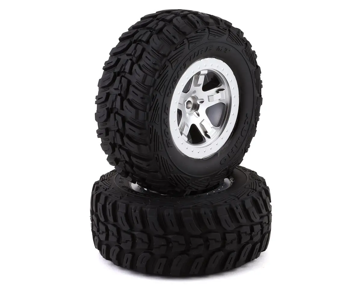 2.2/3.0 Pre-Mounted Kumho Tires & Wheels (Satin Chrome) (2) 1
