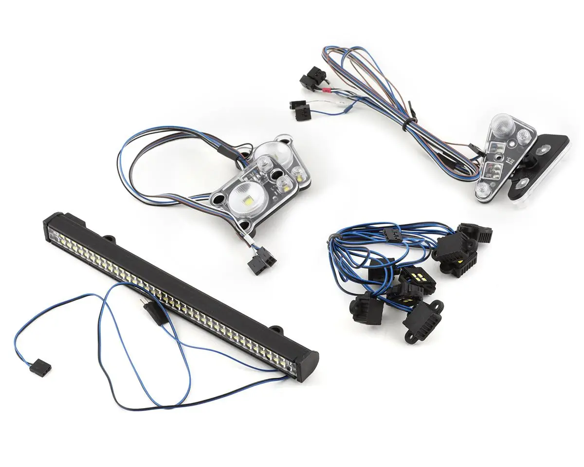 Traxxas Trx-4 Land Rover Defender Complete Led Light Set W/Power Supply 1