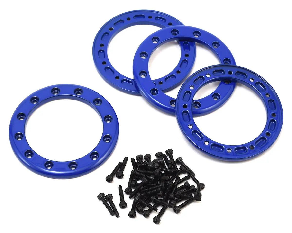 Traxxas Aluminum 1.9" Beadlock Rings (Blue) (4) 1