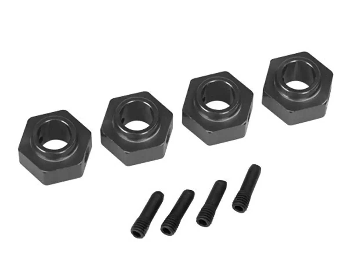 Traxxas Trx-4 12Mm Hex Aluminum Wheel Hubs (Grey) (4) 1