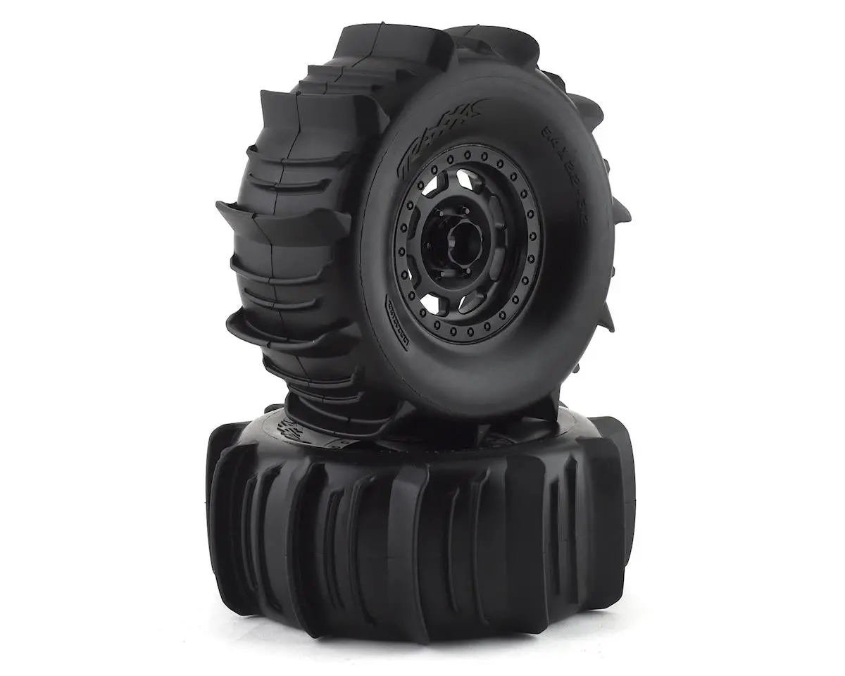 Traxxas Unlimited Desert Racer Pre-Mounted Paddle Tires (2) 1