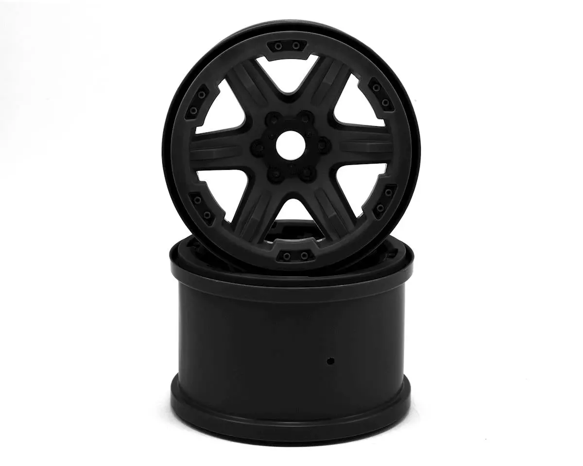 17Mm Splined Hex 3.8" Monster Truck Wheels (Black) (2) 1