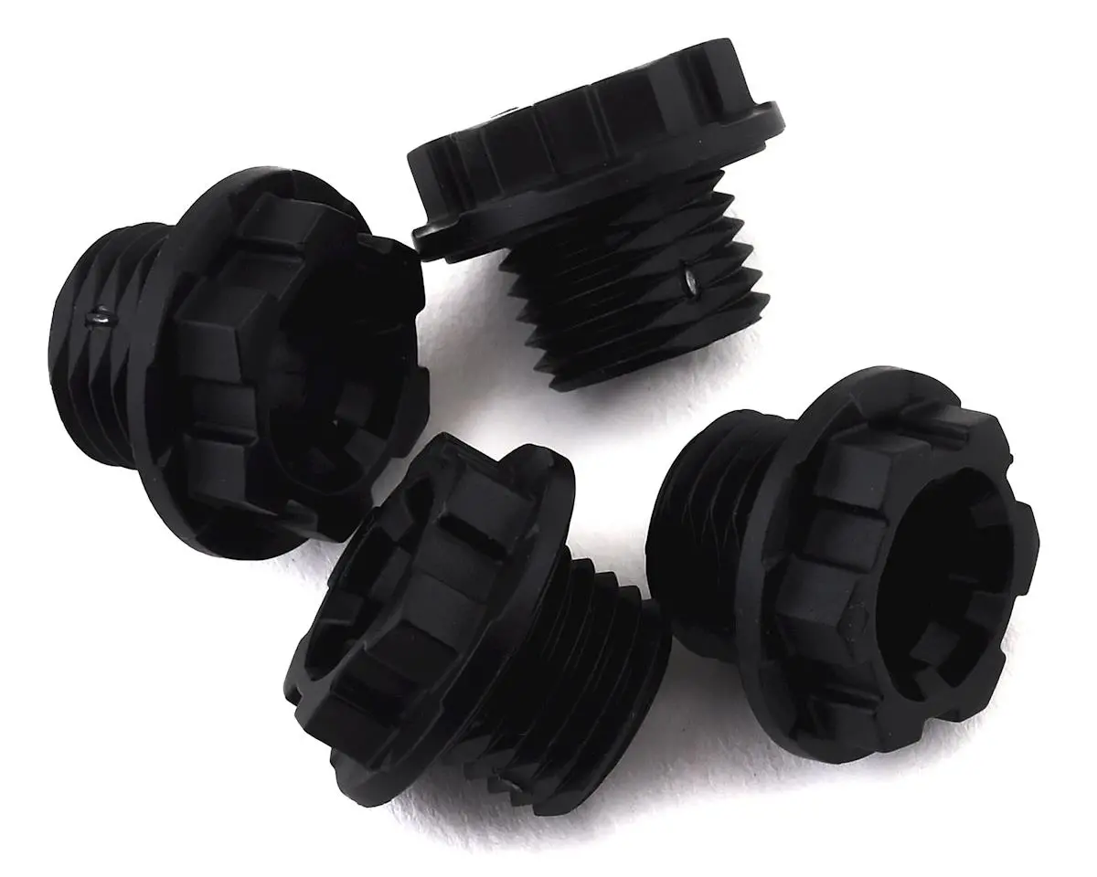 Trx-4 Traxx Stub Axle Nut (Black) (4) 1